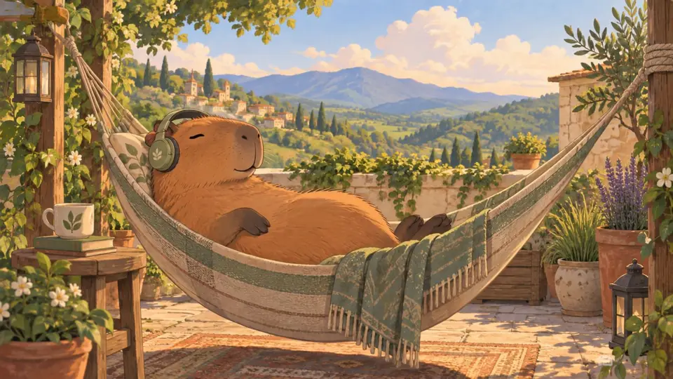 Capybara lounge