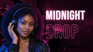 Midnight Drop YouTube thumbnail template