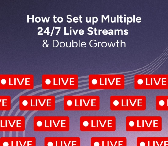 Multiple live streams can help your channel grow