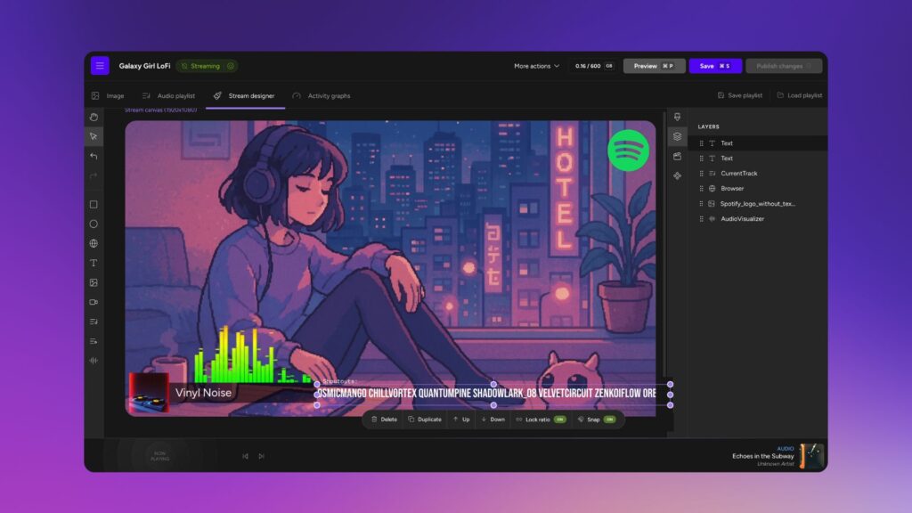 Stream Overlays & Stream Designer: Alerts, Widgets & Embeds - Upstream.so