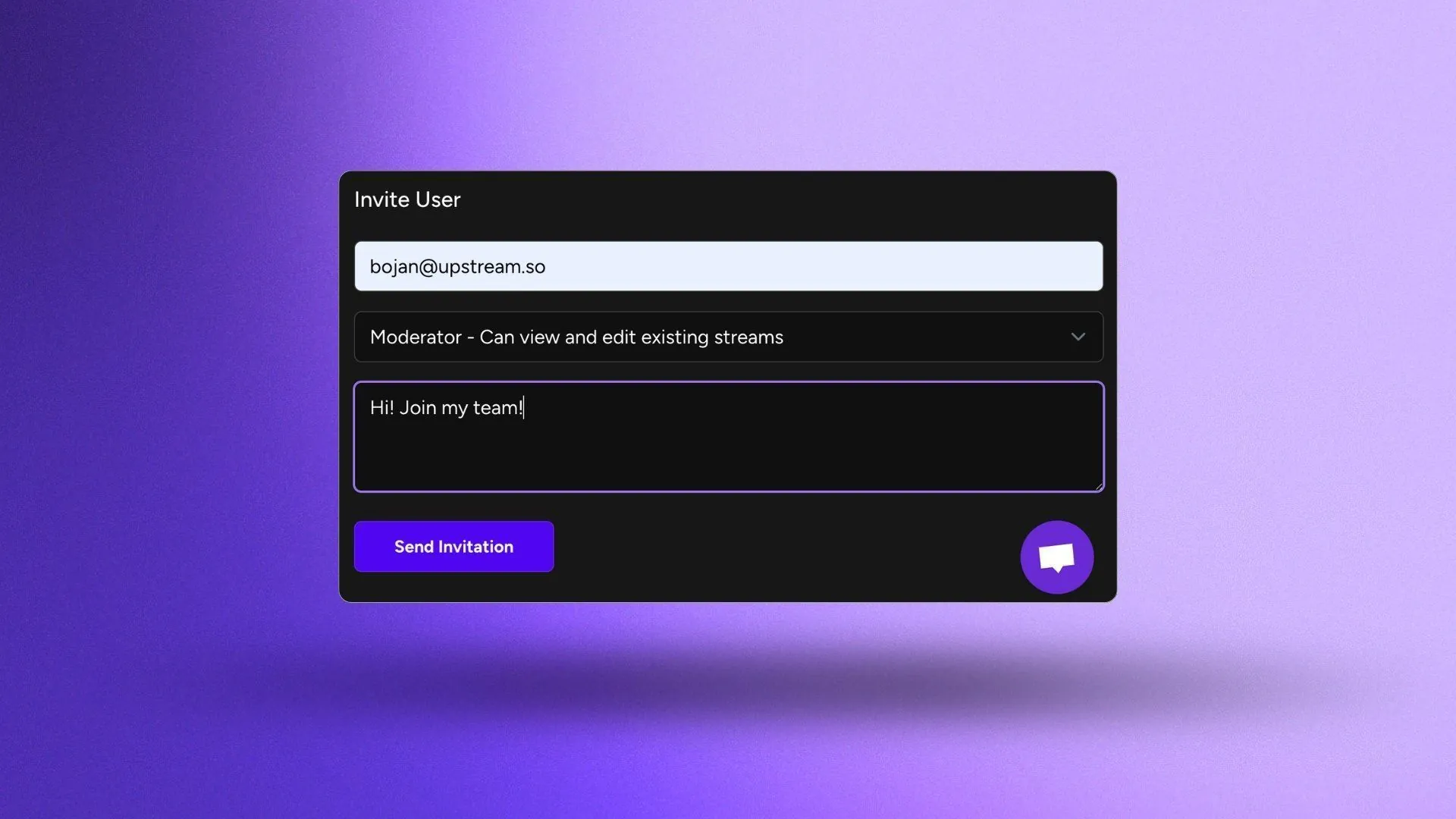 Invite User
