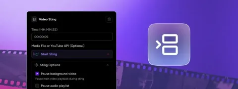 Insert Stings and Jingles to your Live Stream