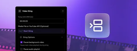 Insert Stings and Jingles to your Live Stream