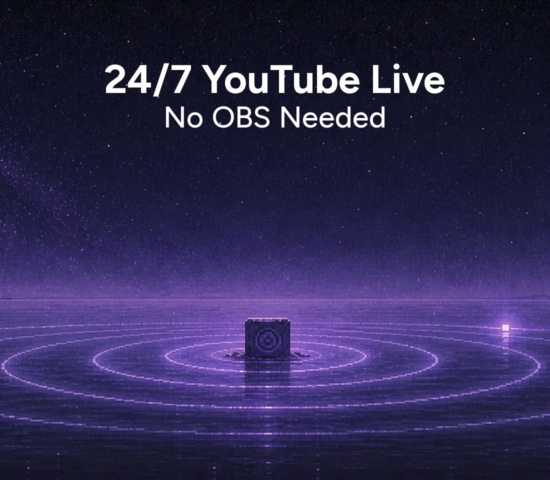 How to Set Up a 24/7 Live Stream on YouTube – No OBS, No PC Needed