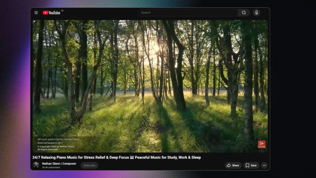 Nature & Relaxation 24/7 Live Stream example