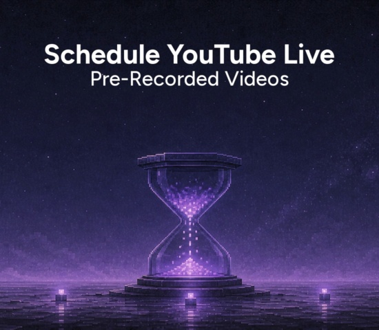 How to Schedule a Pre-Recorded Live Stream on YouTube