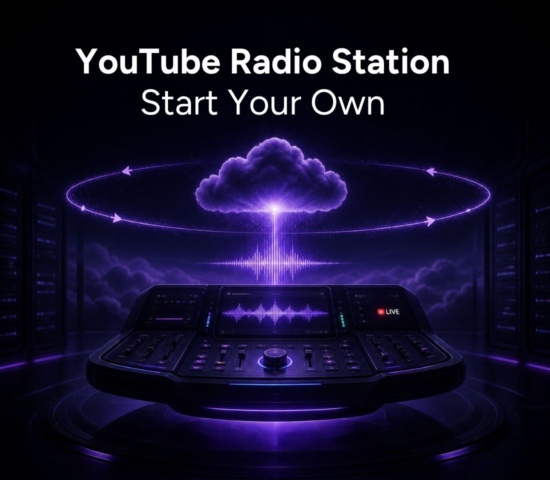 Start a YouTube Radio Station (No OBS, no PC)