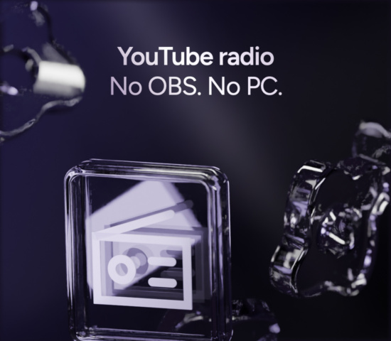 Start a YouTube Radio Station (No OBS, no PC)