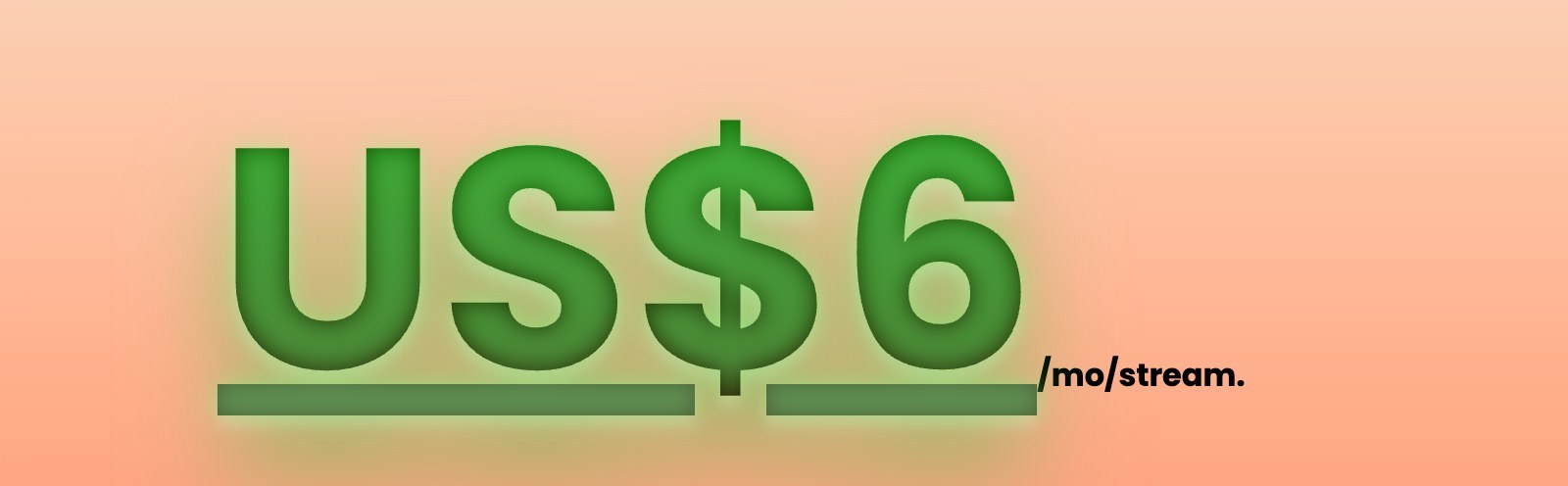 Runnel.live pricing shows US$6 per month per stream.