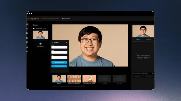 Vimeo webinar and live streaming studio